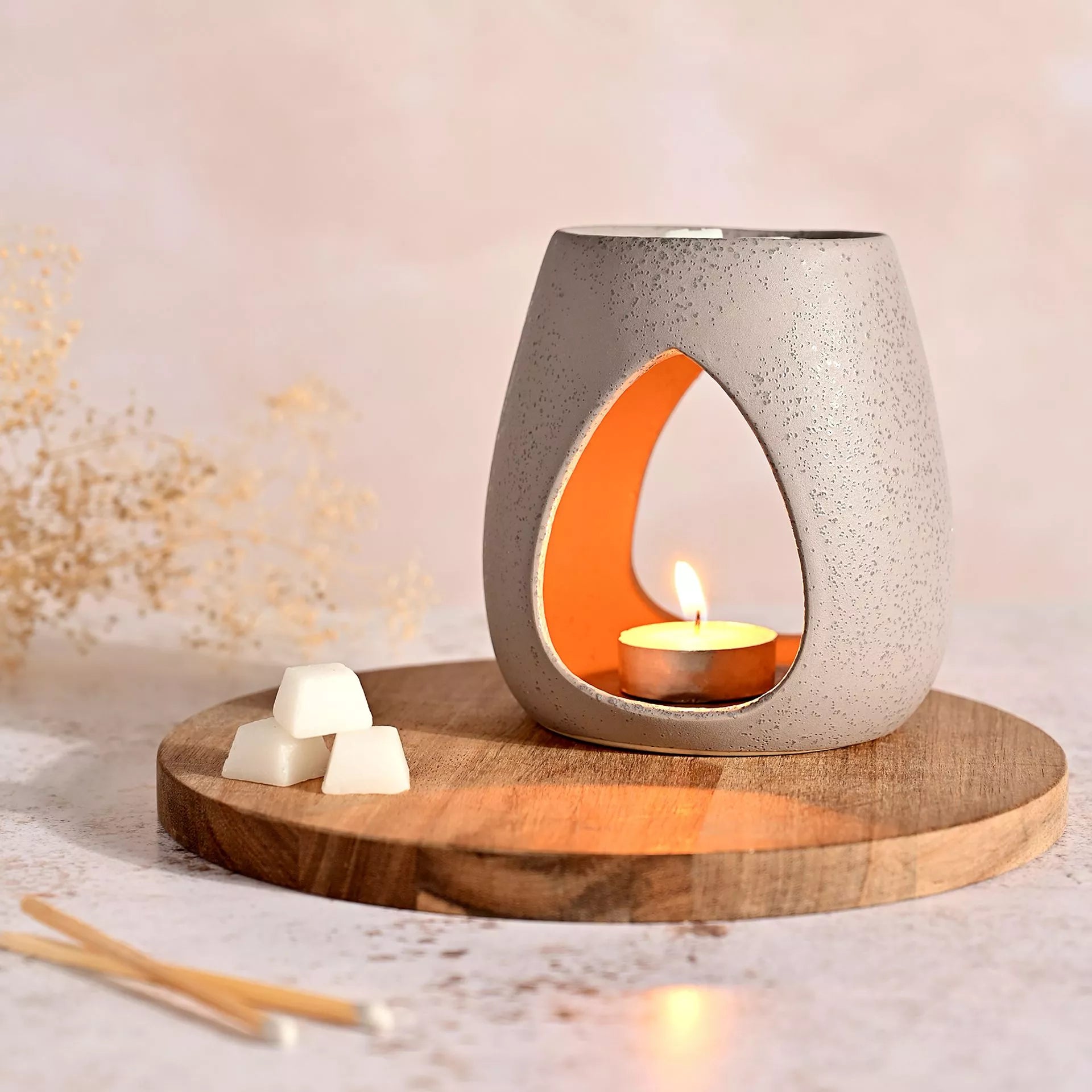 Serenity Wax Melt Burner | Grey