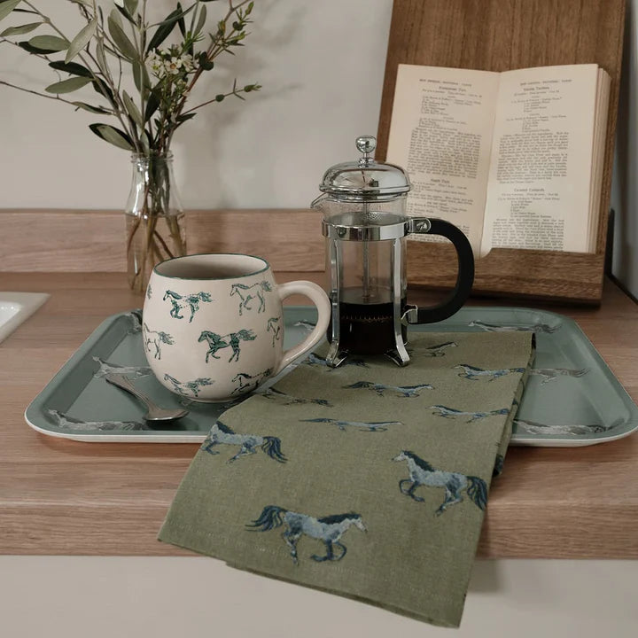 Grey Horse | Tea Towel Pair
