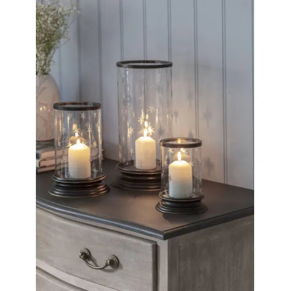 Laura Ashley x Libra | Large Cleverton Hurricane Lamp