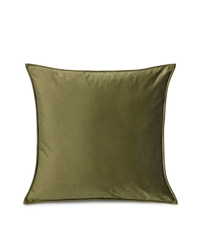 Square Velvet Cushion | Moss Green