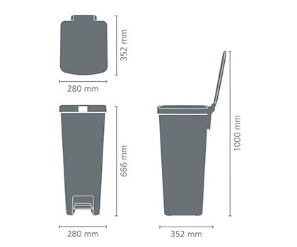 StepUp | 40L Pedal Bin