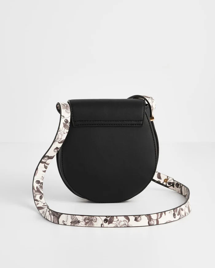 Tree Of Life Saddle Bag | Black