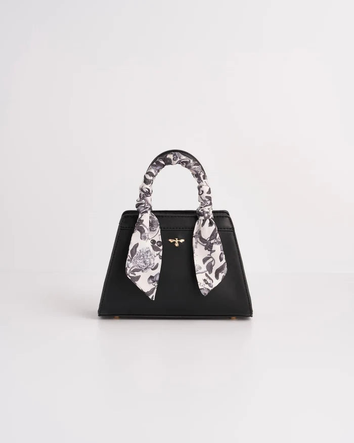 Tree Of Life Small Tote Bag | Black