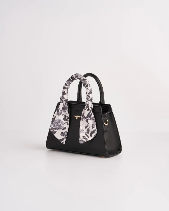 Tree Of Life Small Tote Bag | Black