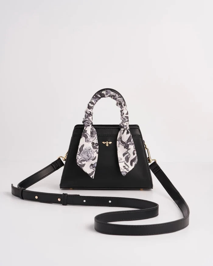 Tree Of Life Small Tote Bag | Black