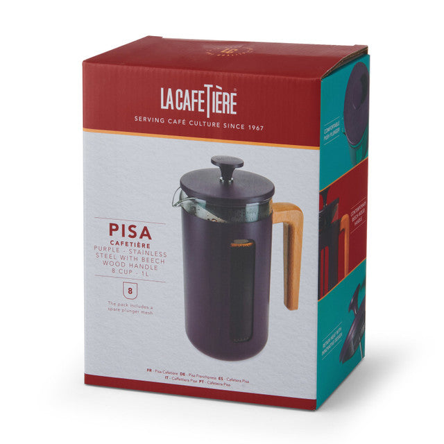 Pisa 8 Cup Cafetiere | Purple
