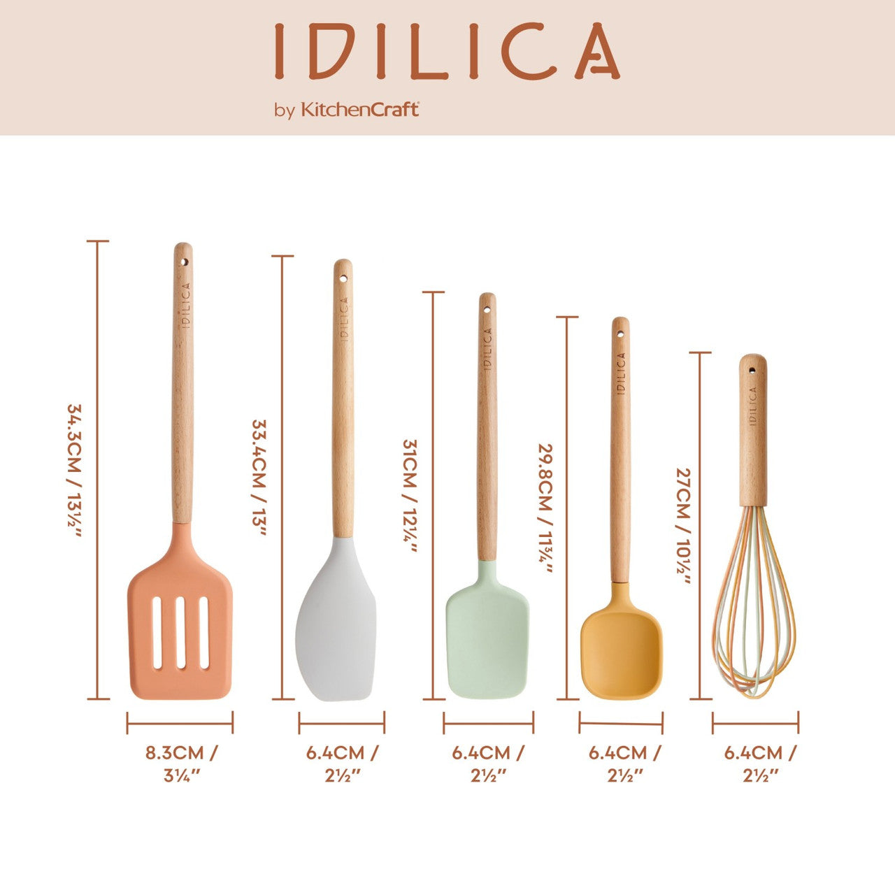 Idilica Silicone Tool Set | Set of 5
