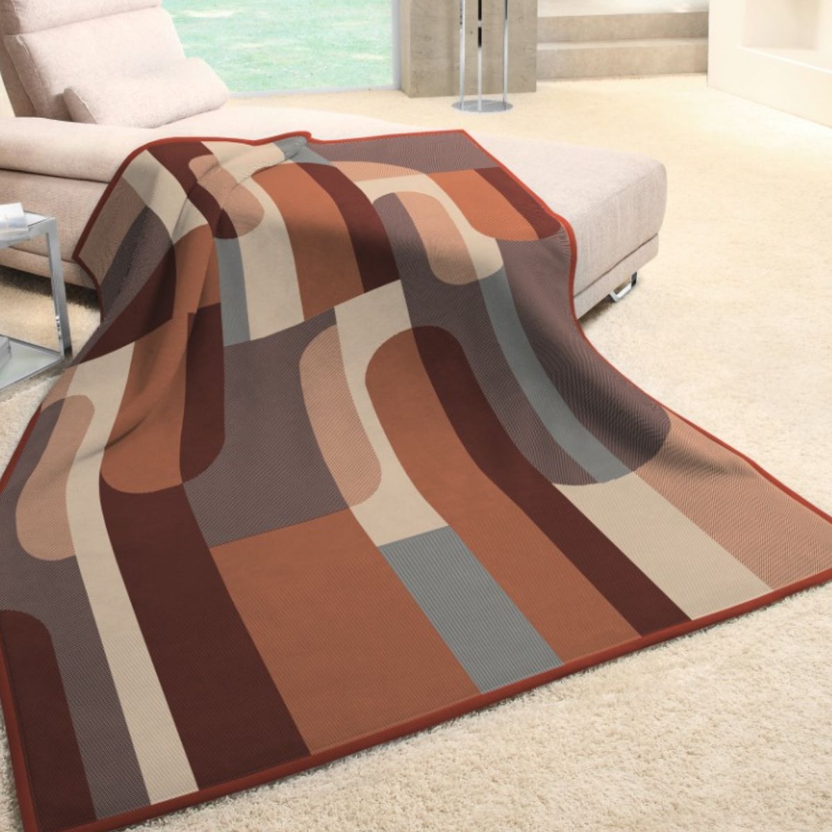 Italian Collection Throw | Echo Terracotta