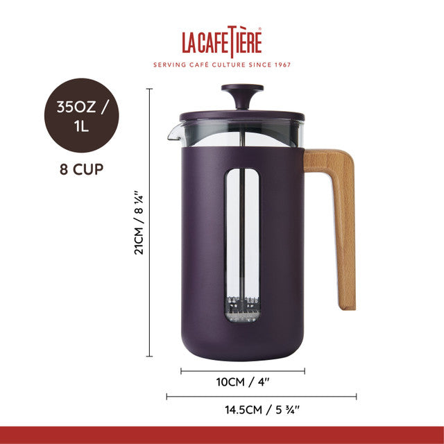 Pisa 8 Cup Cafetiere | Purple