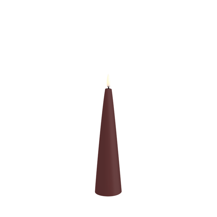 Wine Red | LED Small Cone Candle