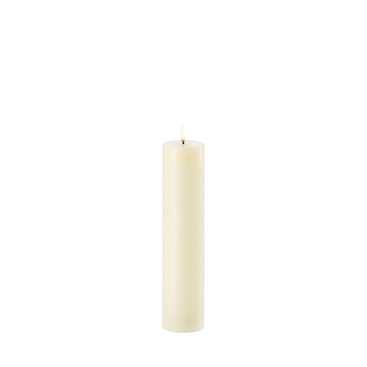 Ivory Smooth | LED Mini Pillar Candle Large