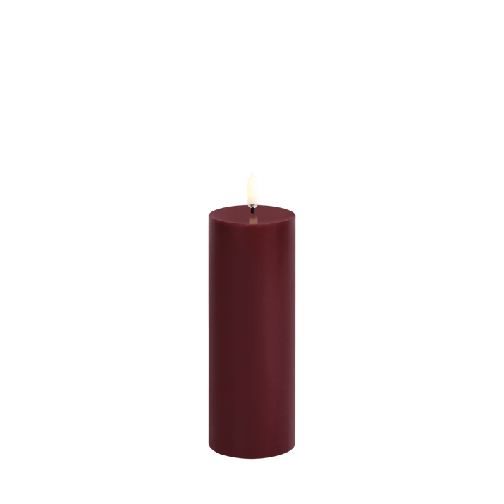 Wine Red | LED Medium Pillar Candle