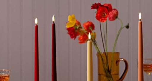 Wine Red | Slim Taper Candles