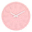 Minimalist Wall Clock | Pink