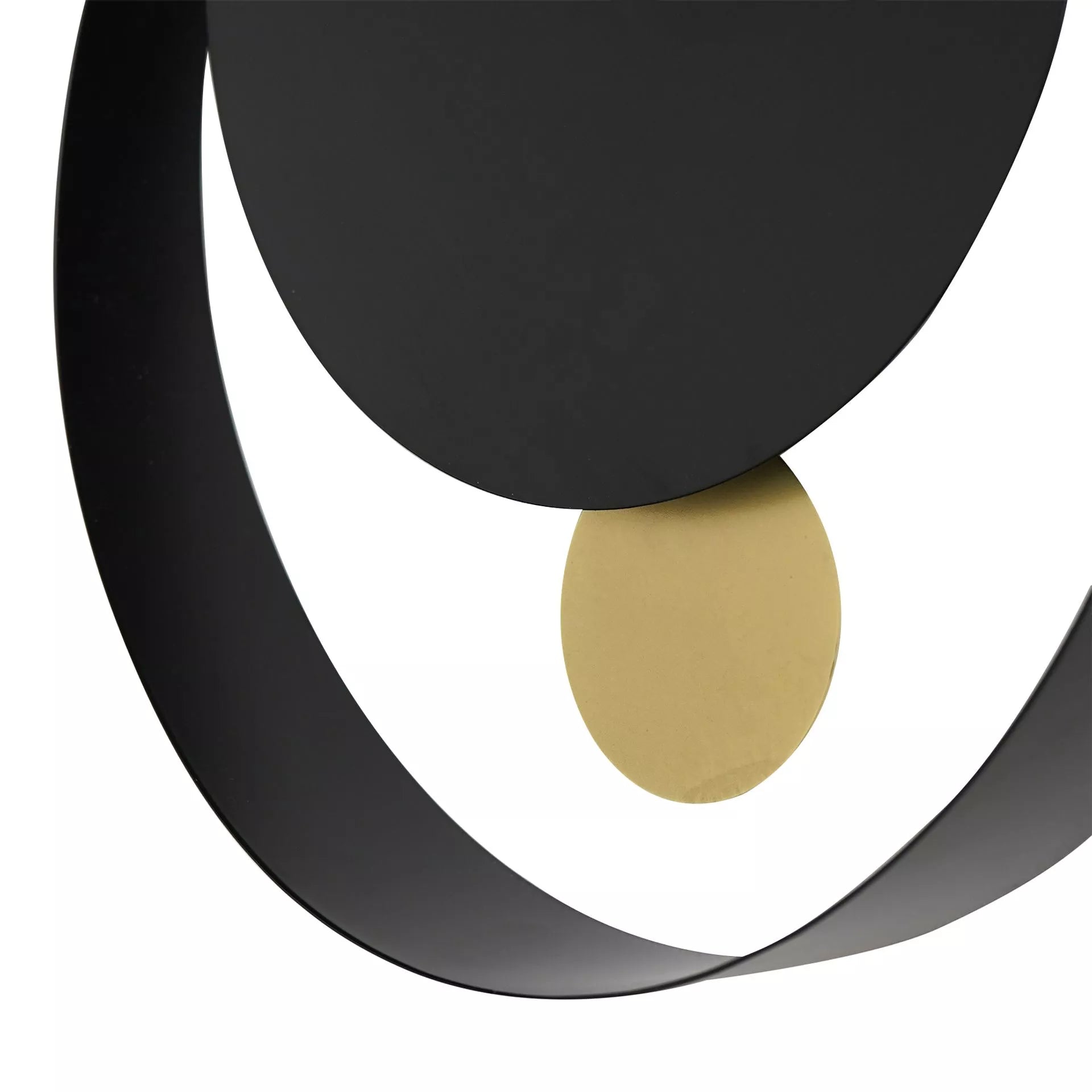 Pendulum Wall Clock | Black & Gold