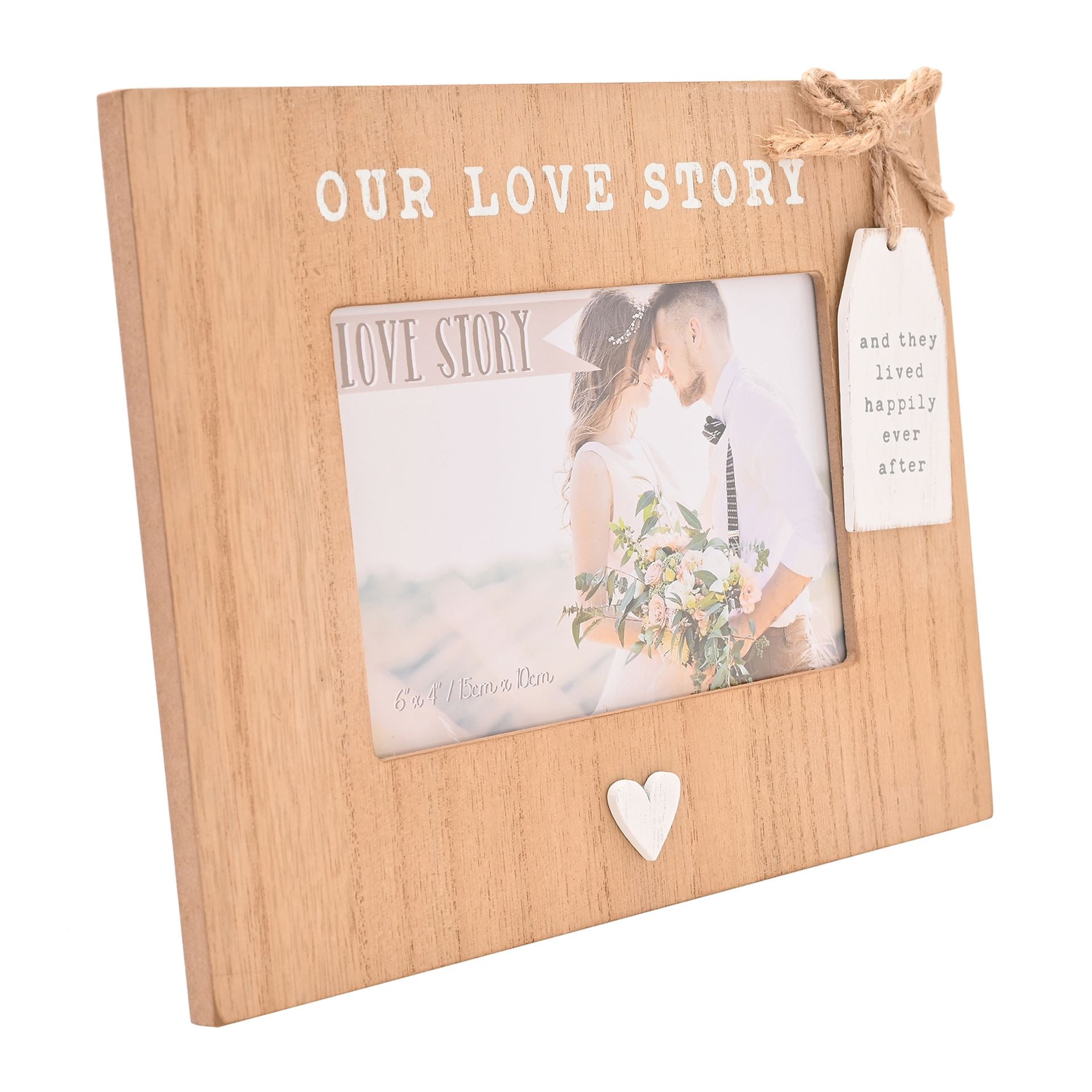 Love Story | Wooden Frame “Our Story”