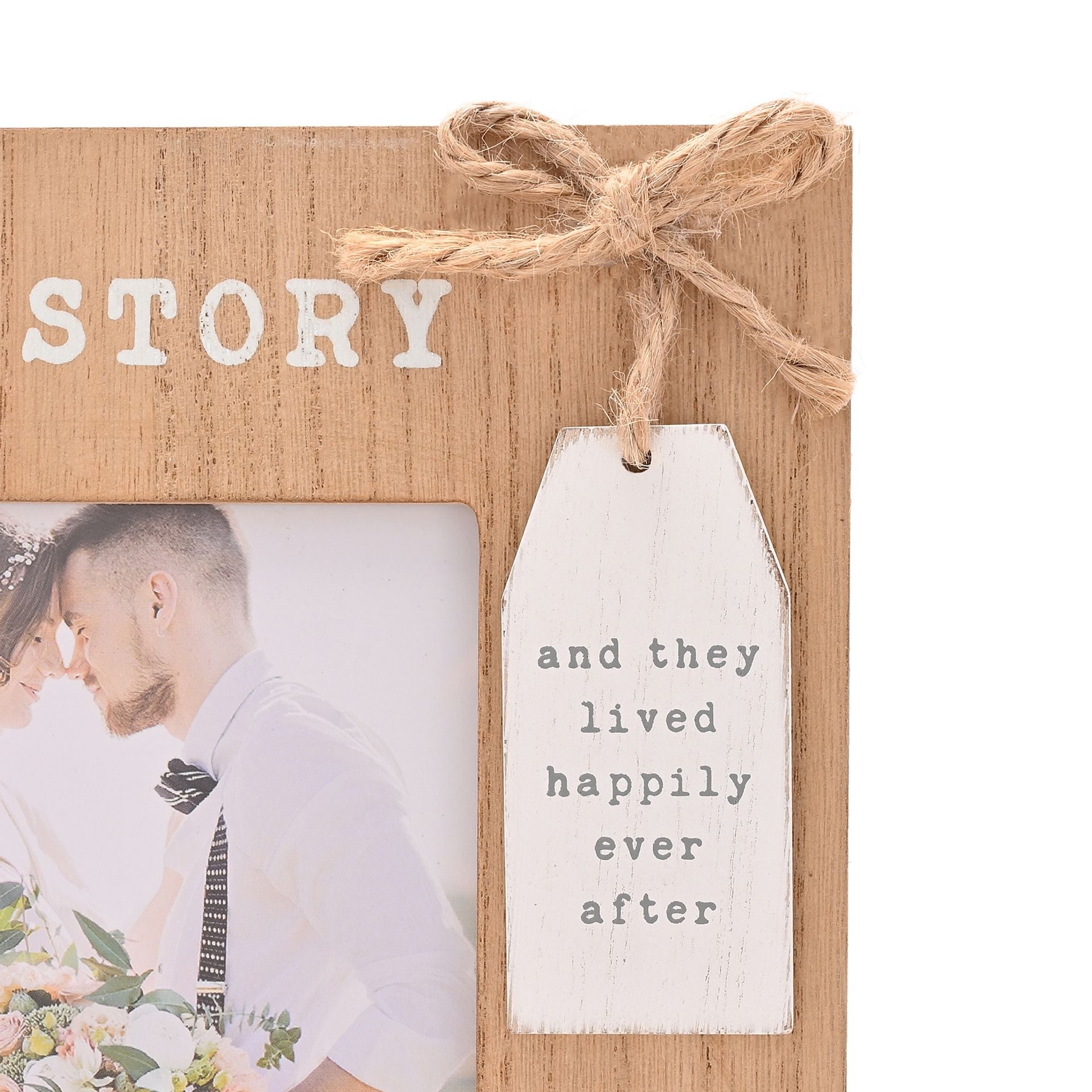 Love Story | Wooden Frame “Our Story”