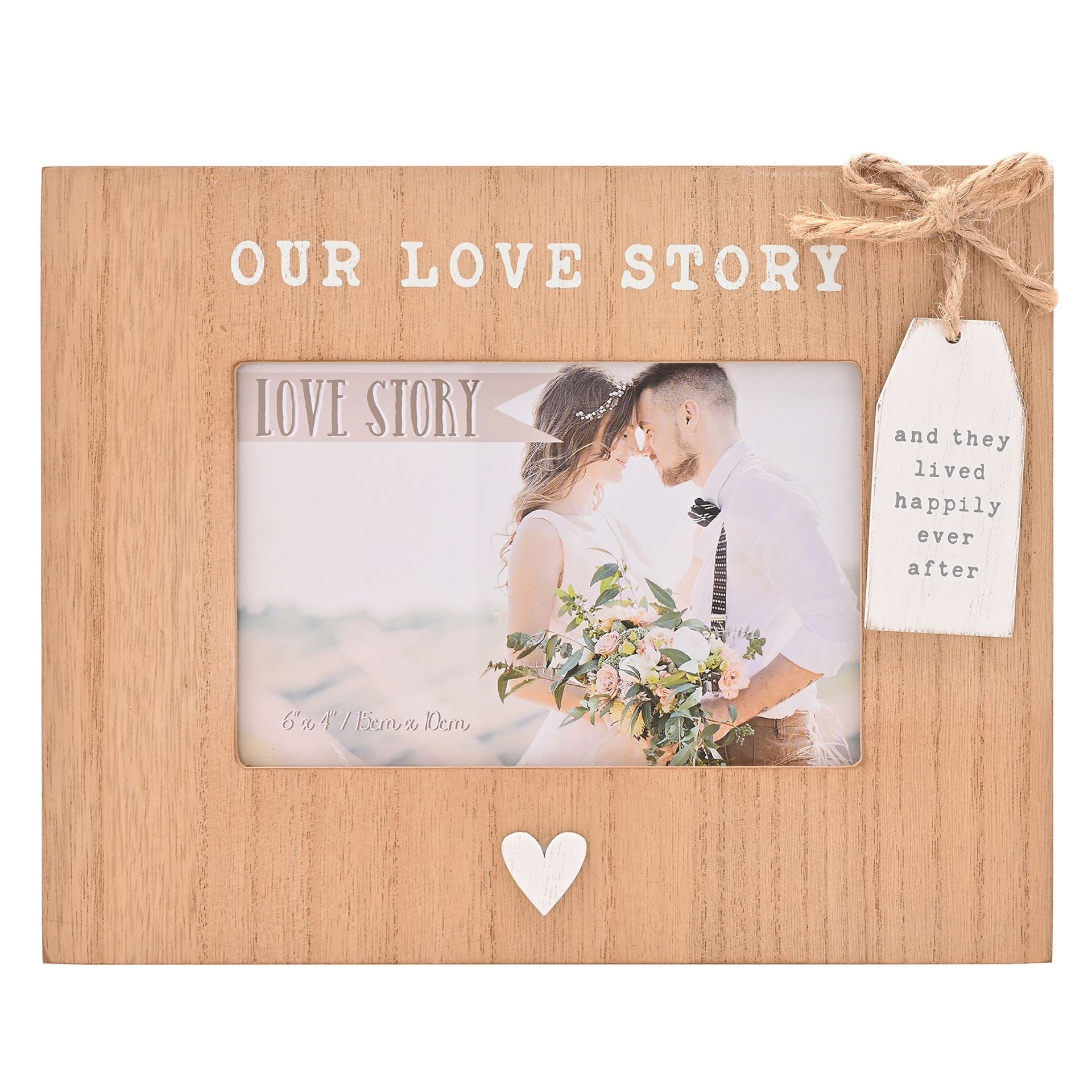 Love Story | Wooden Frame “Our Story”