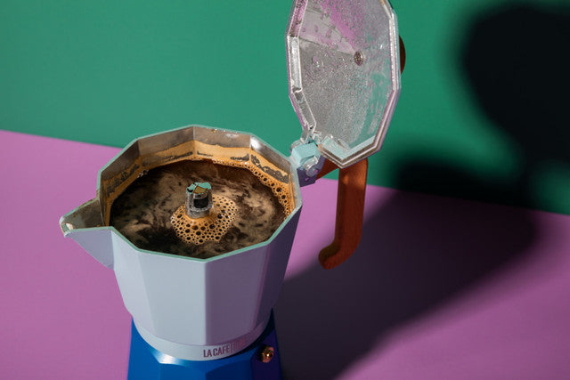 Venice 6-Cup Espresso Maker | Sky Blue