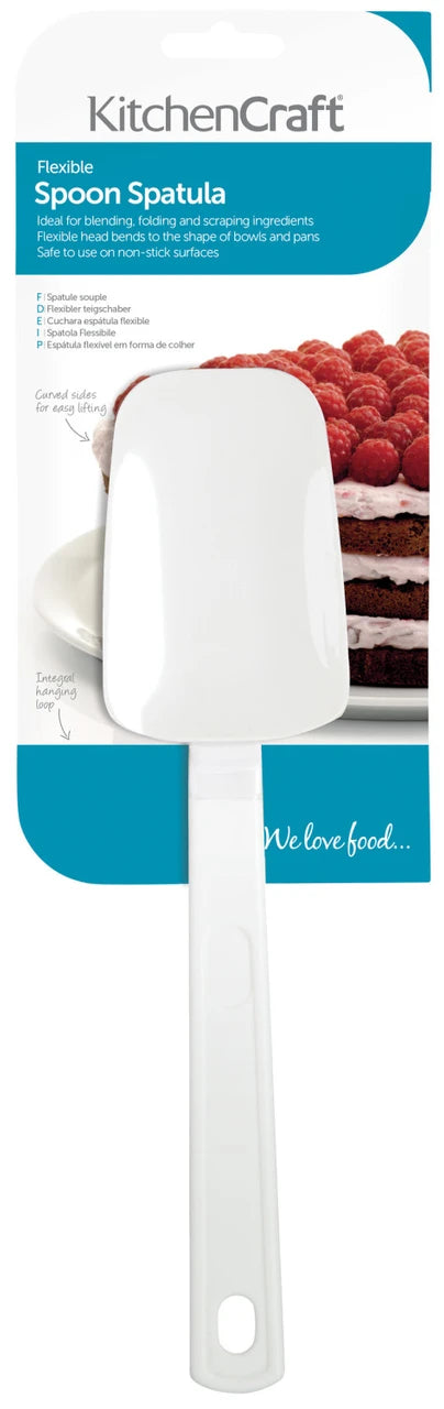 KitchenCraft Flexible Spoon Shaped Rubber Spatula