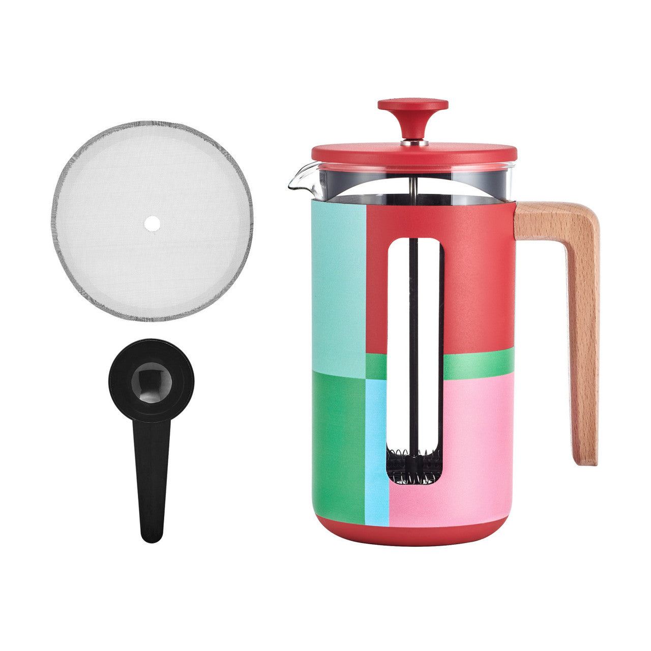 La Cafetière Pisa 8 Cup 1L Stainless Steel Cafetiere