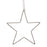 Silver Crystal Hanging Star