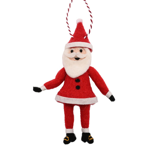 Hanging Wool Santa