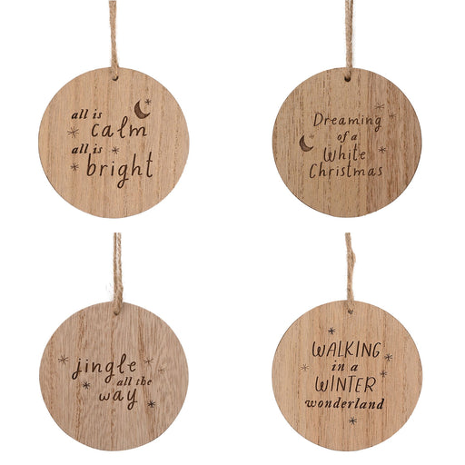 Rustic Wooden Ornaments