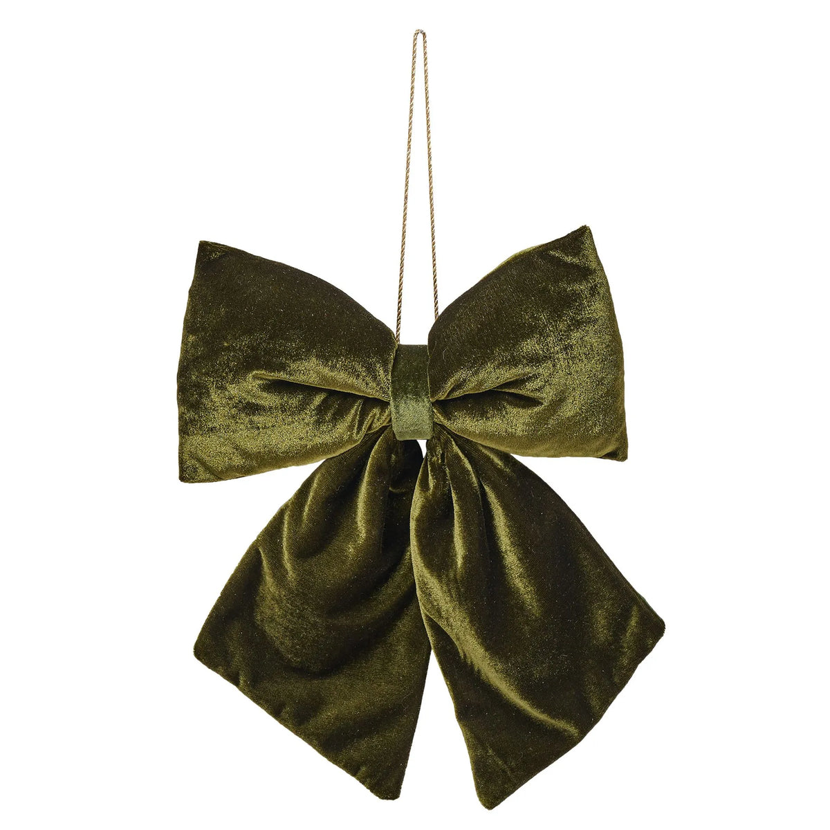 Green Velvet Bow | Hanging Decoration