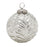 Heavy Glass Silver Bauble