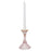 Pink Candlestick Holder