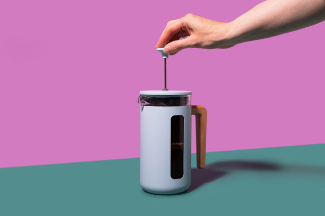 Pisa 8 Cup Cafetiere | Sky Blue