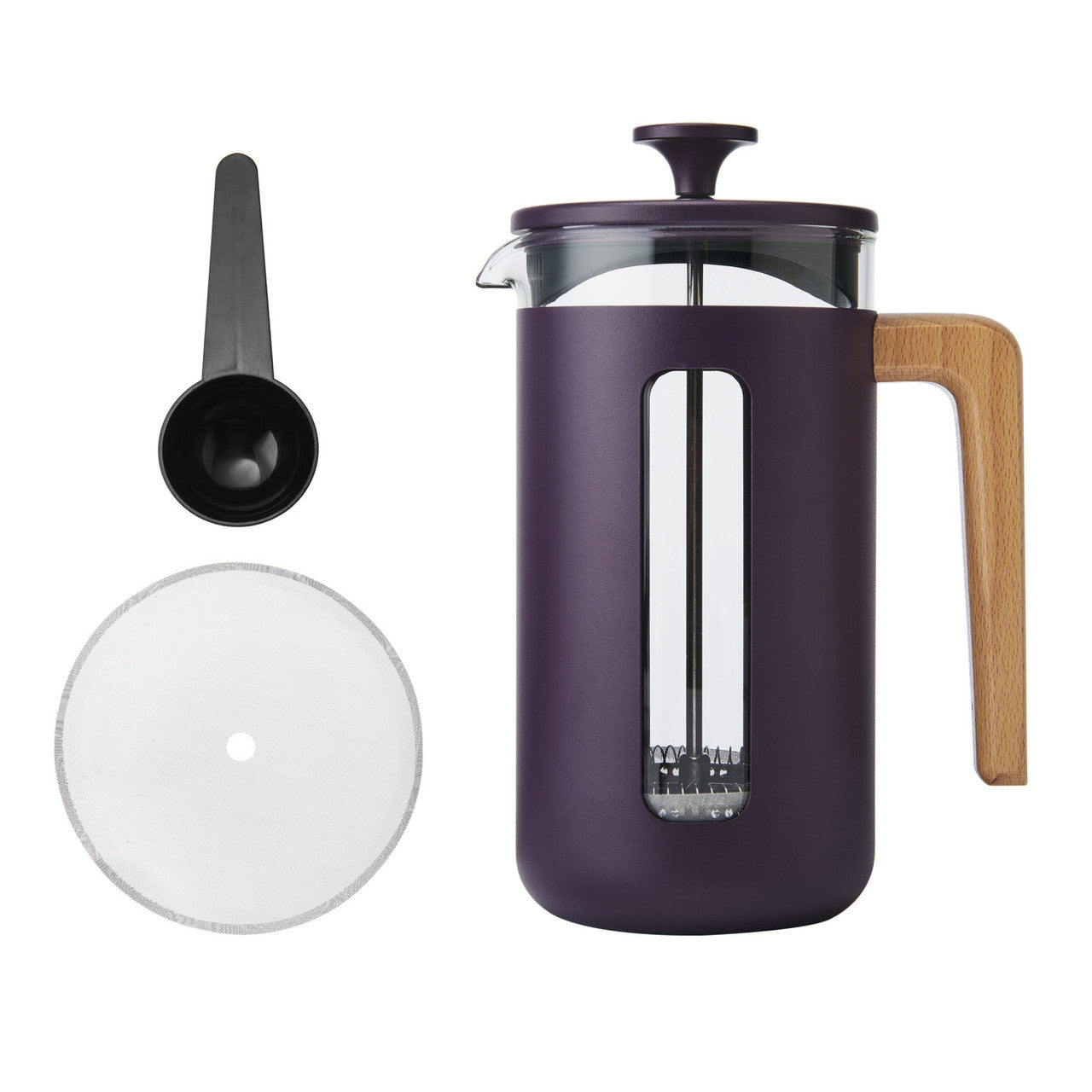 Pisa 8 Cup Cafetiere | Purple