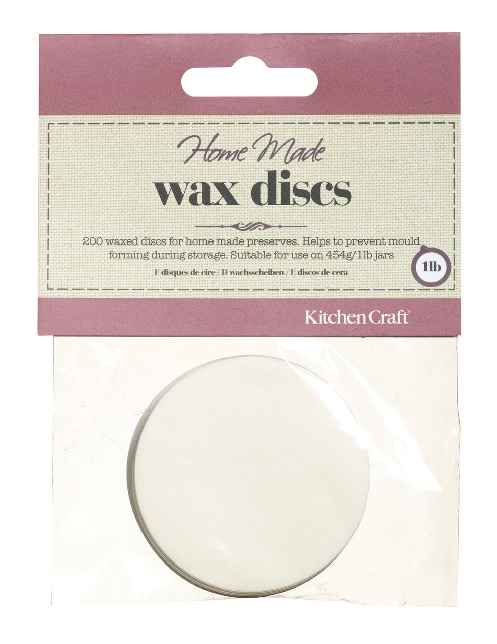 Pack of 200 Waxed Circles
