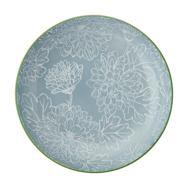 Leaf & Geometric Pasta Bowl