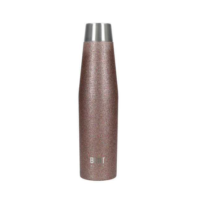 Rose Gold Glitter Hydration Bottle