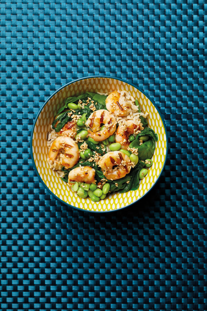 Leafy Green Print Ceramic Bowl