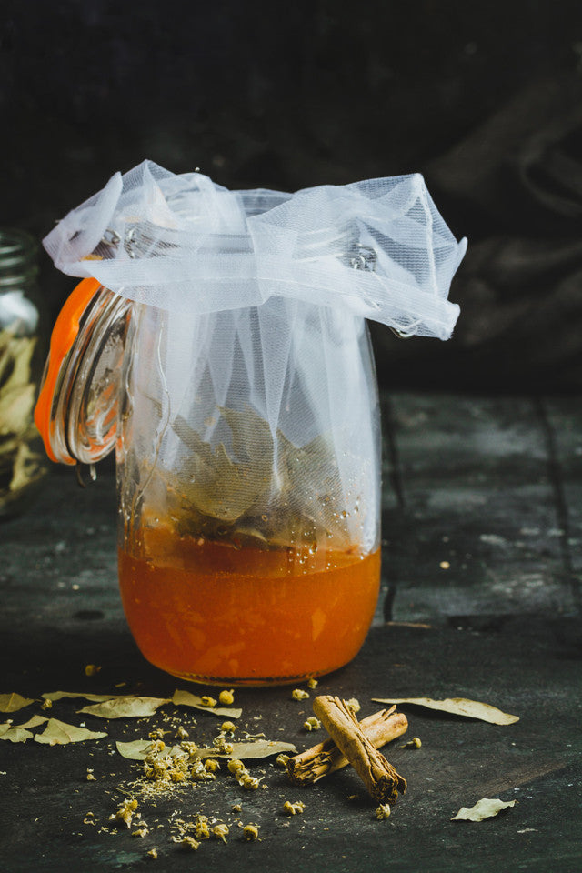Home Made Glass Preserving Clip Top Jar