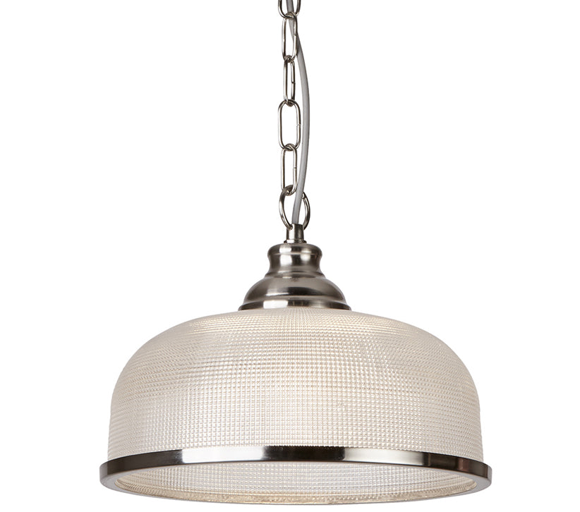 Bistro II Classic Pendant - Satin Silver