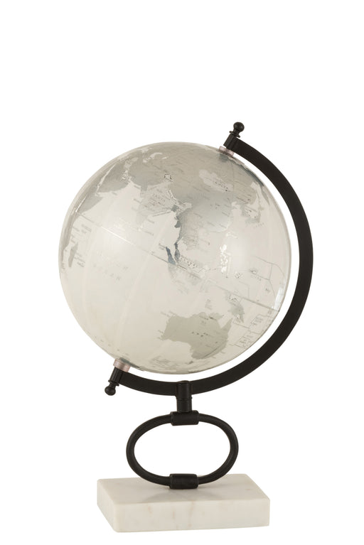 World Globe on Marble Base