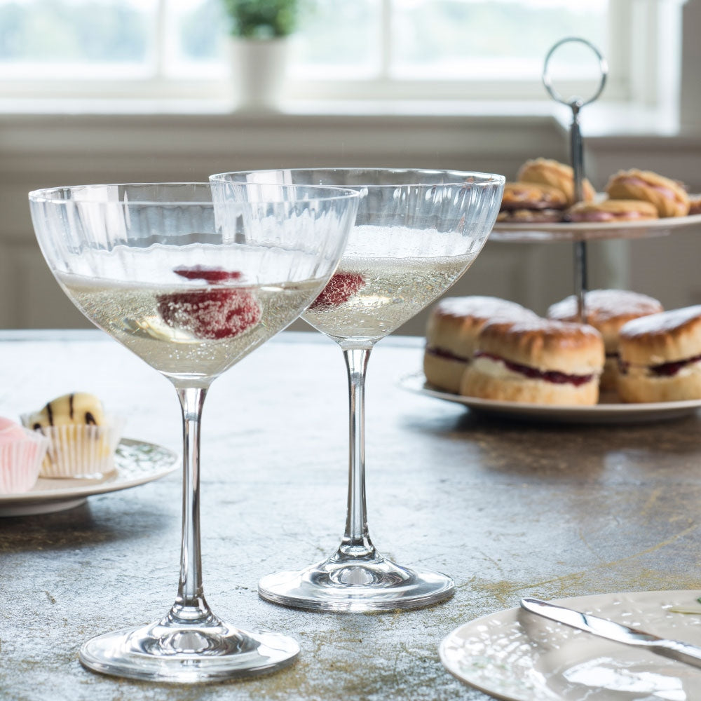 Erne | Champagne Saucer Set