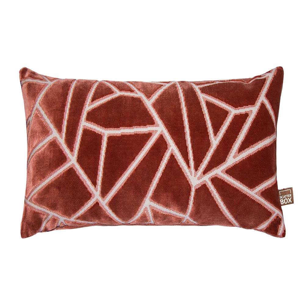 Antique Rose Veda Oblong Cushion
