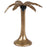 Large Gold Coconut Palm Candle Holder