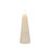 LED White Cone Candle 6x15cm