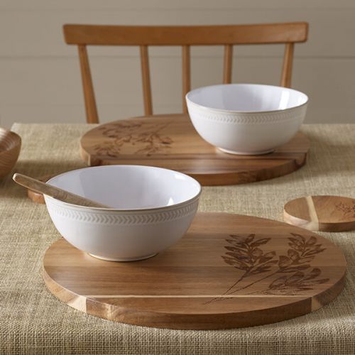 Natural Canvas Textured Cereal Bowl