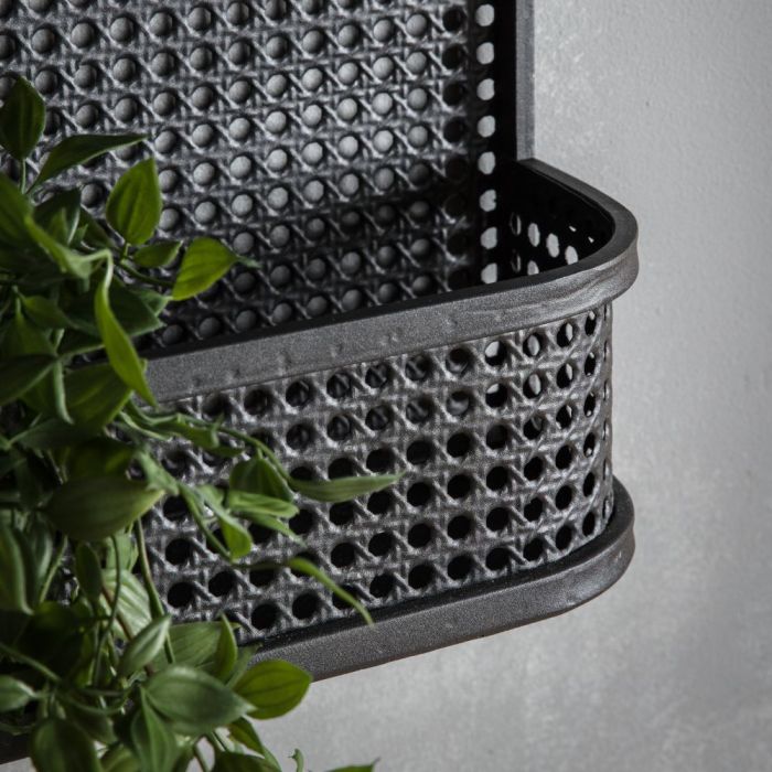 Black Metal Wall shelf