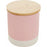 Geome Pink Storage Canister With Air Tight Bamboo Lid