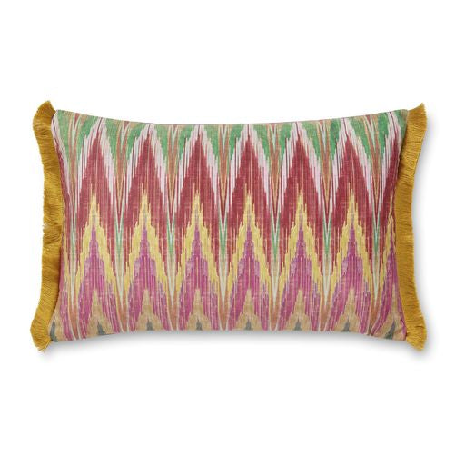 Ikat Pink Cushion