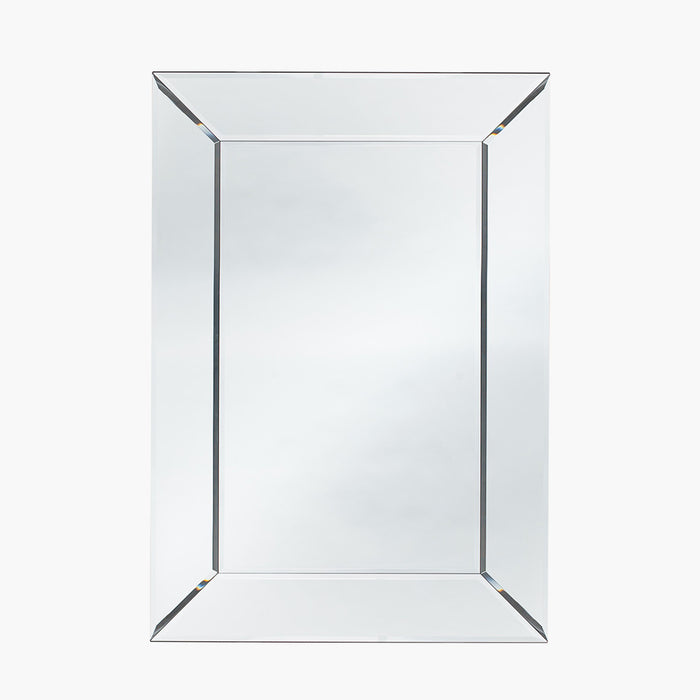 Mirrored Glass Rectangular Wall Mirror