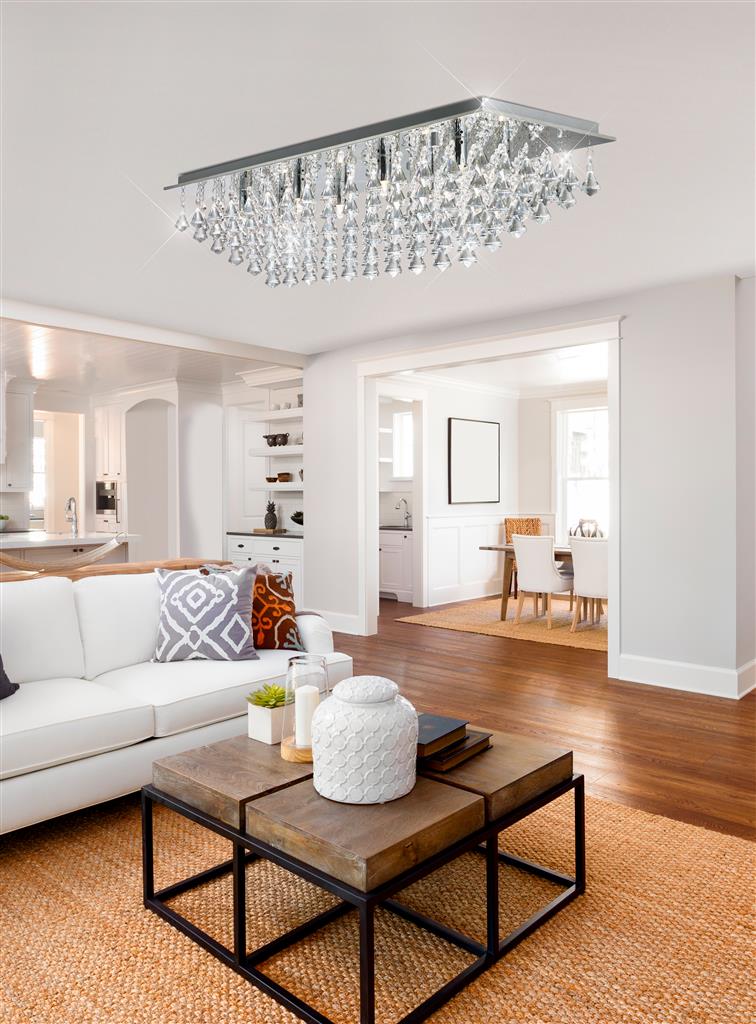 Hanna 8 Light Flush Ceiling Light